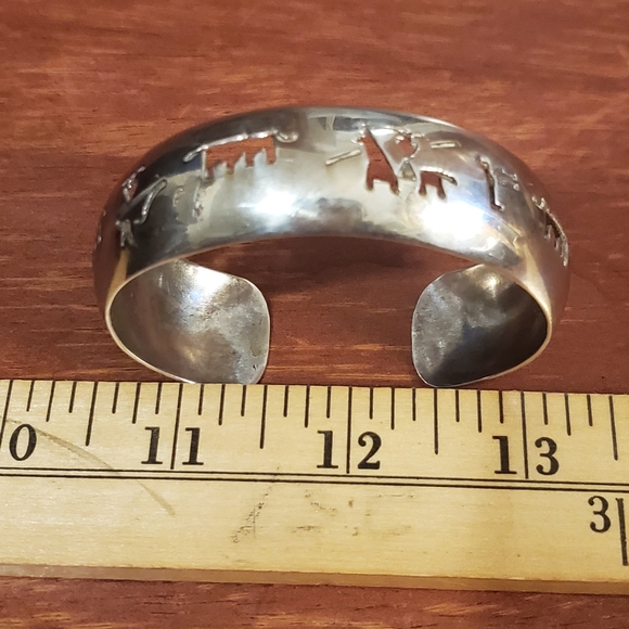 Taxco Mexico Bracelet 925 Sterling Silver  Vintage - Picture 3 of 5